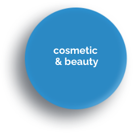 Icon that reads: cosmetic and beauty